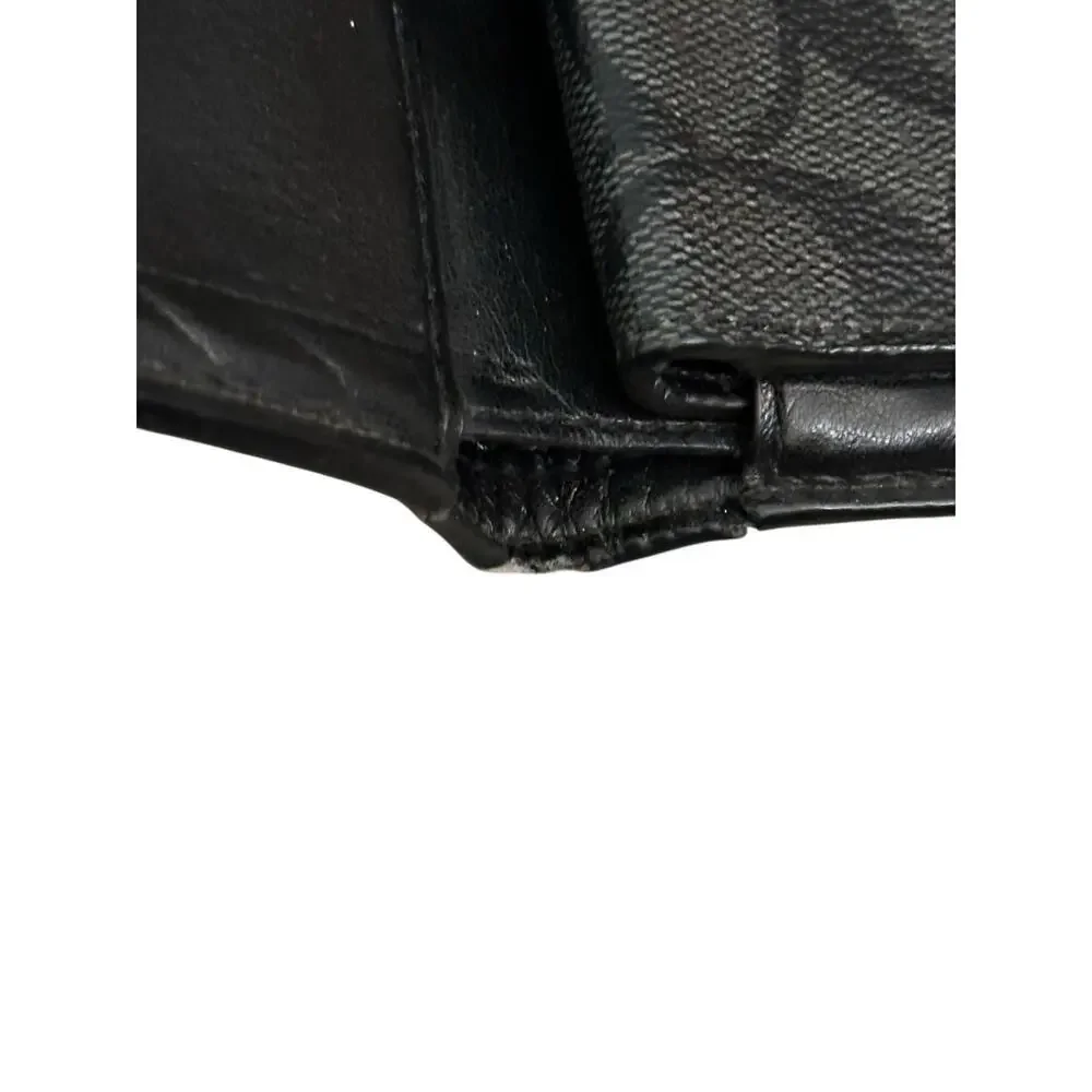 Coach Men's F75006 Charcoal Black Coin Case Signature Wallet
